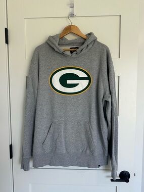 Green Bay Packers ‘47 Men’s Gray Pullover Hoodie Size XXL